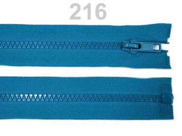 Krampenreißverschluss 65 cm, Meerblau